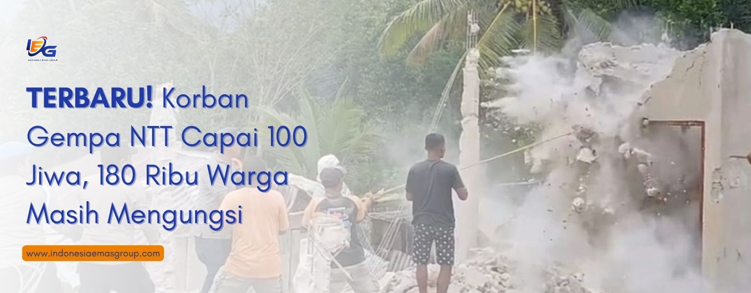TERBARU! Korban Gempa NTT Capai 100 Jiwa, 180 Ribu Warga Masih Mengungsi